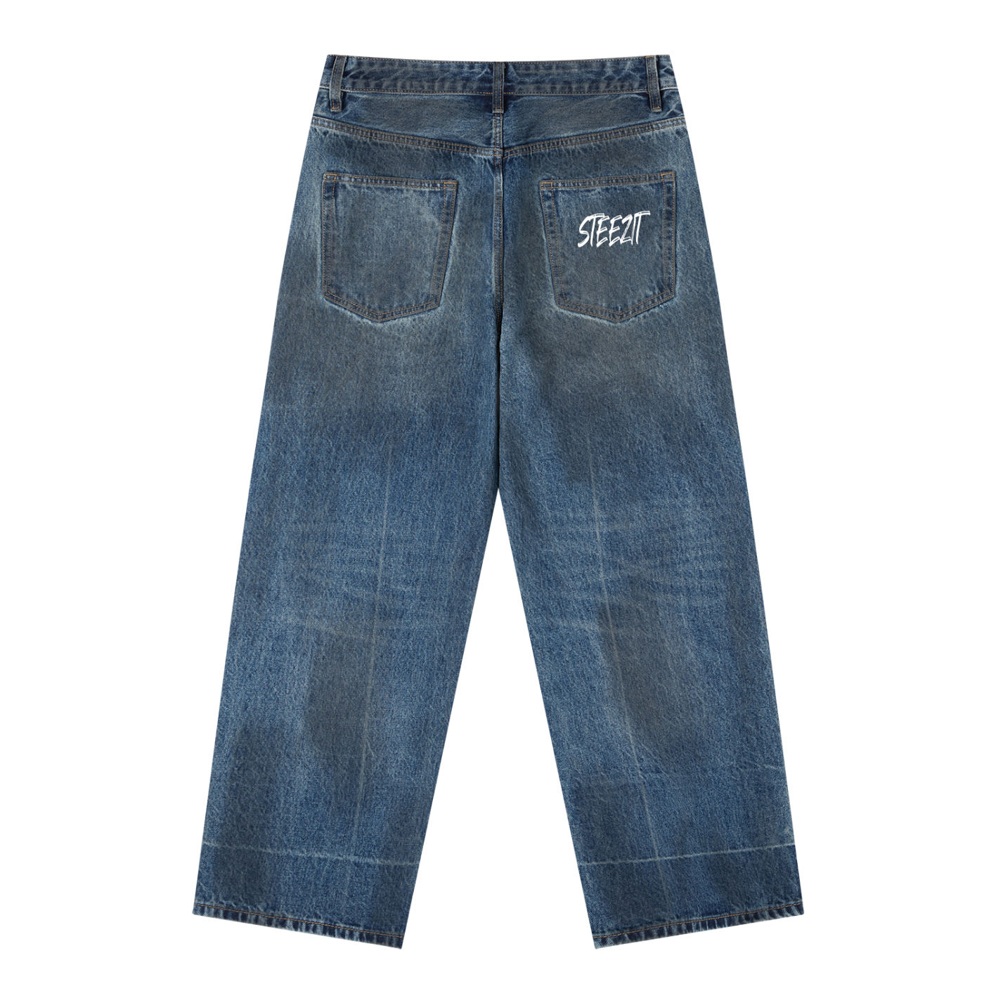 « Vintage » délavés Baggy Jeans