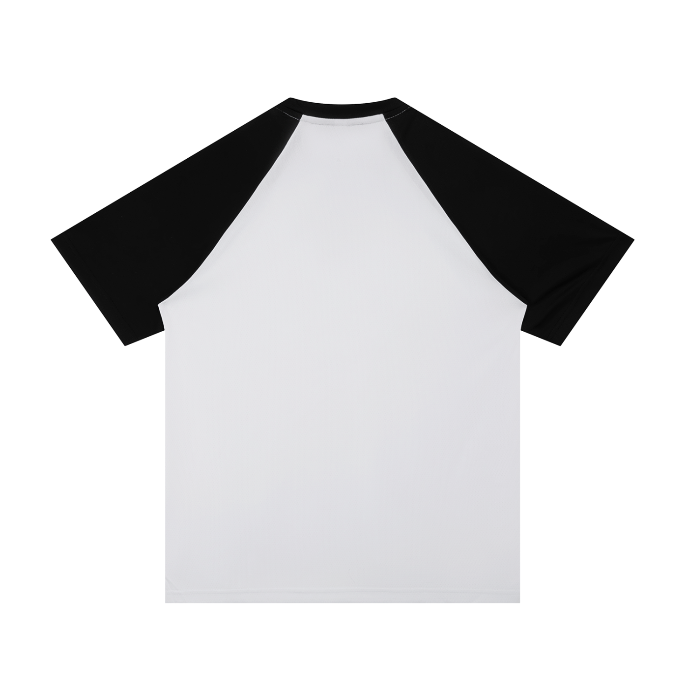 contrast-raglan-sleeve-mesh-t-shirt