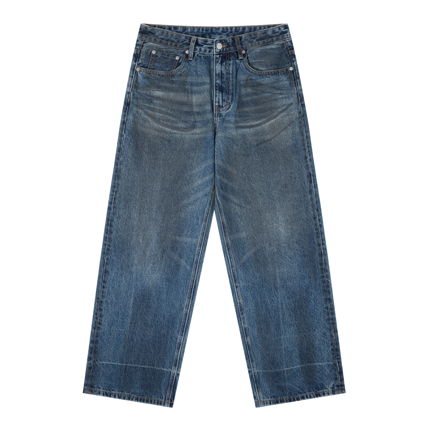 « Vintage » délavés Baggy Jeans